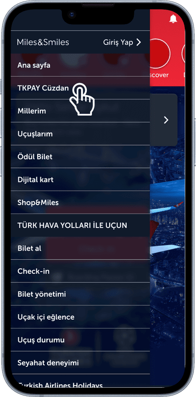 Miles&Smiles Hesabınızla Giriş Yapın