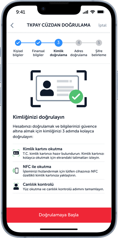 TKPAY Cüzdan’ınızı Oluşturun
