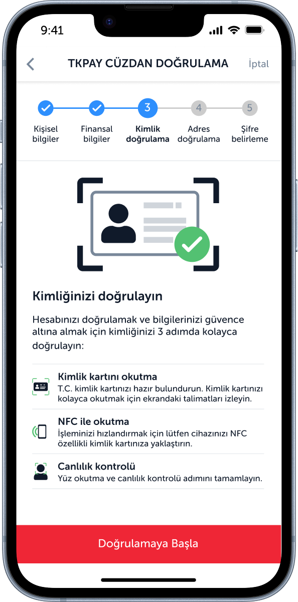 TKPAY Cüzdan’ınızı Oluşturun